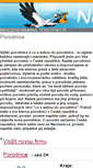 Mobile Screenshot of porodnice.narozeni.cz