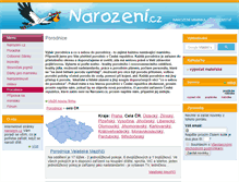 Tablet Screenshot of porodnice.narozeni.cz